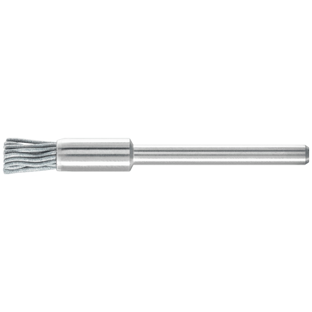 PFERD TOOLS Miniatur-Pinselbürste PBU Ø 5 mm Schaft-Ø 3 mm SiC-Filament-Ø 0,55 mm Korn 320