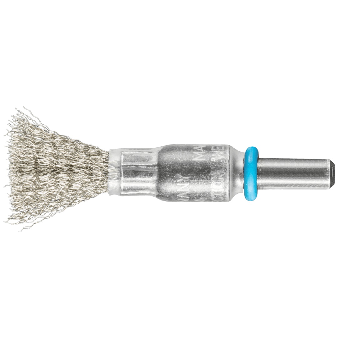 PFERD TOOLS Pinselbürste ungezopft PBU Ø10mm Schaft-Ø6 mm Edelstahl-Draht-Ø0,15