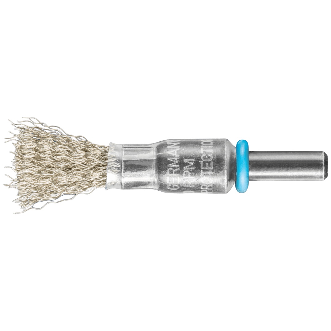 PFERD TOOLS Pinselbürste ungezopft PBU Ø10mm Schaft-Ø6 mm Edelstahl-Draht-Ø0,20
