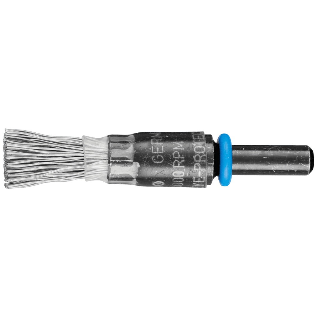 PFERD TOOLS Pinselbürste ungezopft PBU Ø10mm Schaft-Ø6 mm Edelstahl-Draht-Ø0,35