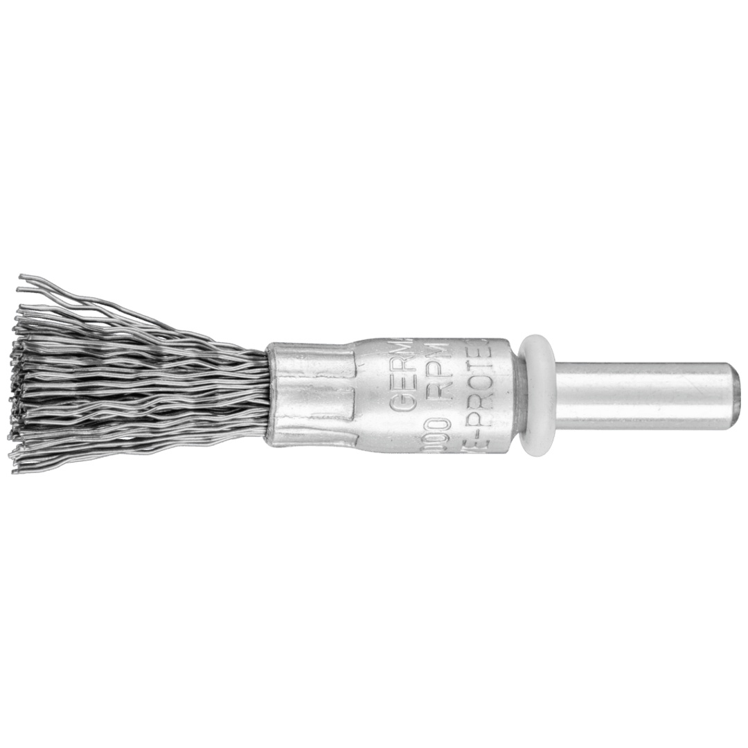 PFERD TOOLS Pinselbürste ungezopft PBU Ø10mm Schaft-Ø6 mm Stahl-Draht-Ø0,35