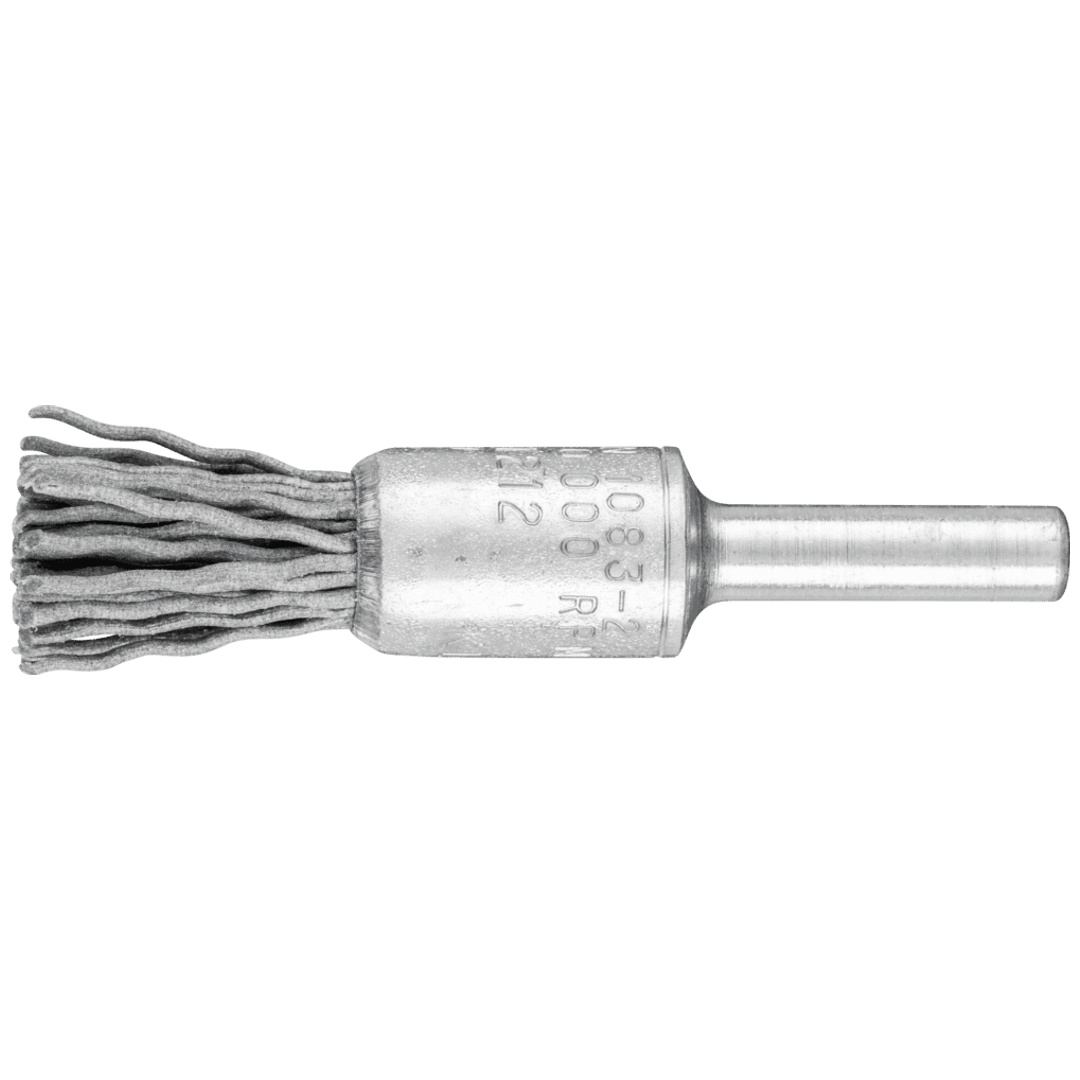 PFERD TOOLS Pinselbürste ungezopft PBU Ø13 mm Schaft-Ø6 mm SiC-Filament-Ø0,90 Korn 180