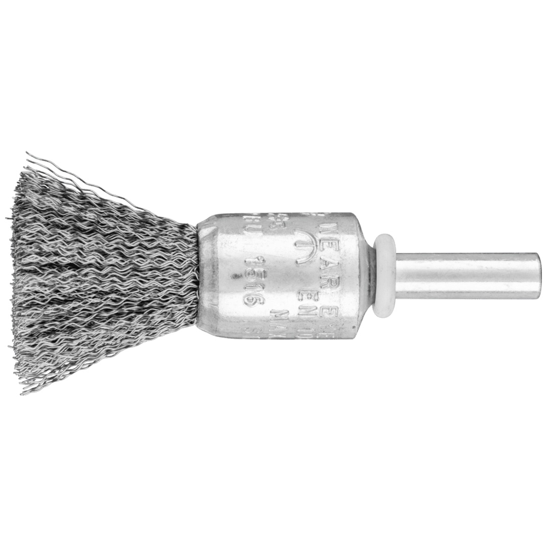 PFERD TOOLS Pinselbürste ungezopft PBU Ø15 mm Schaft-Ø6 mm Stahl-Draht-Ø0,20