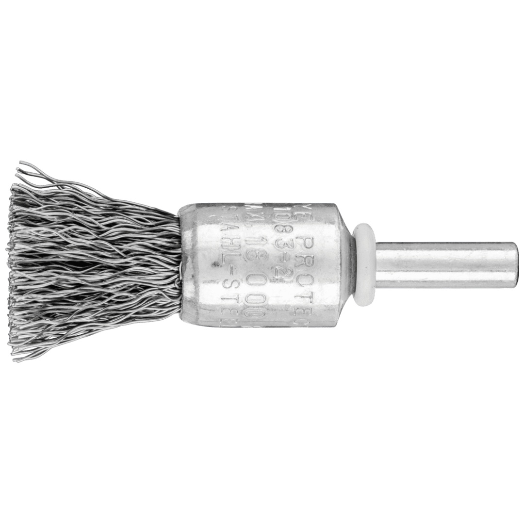 PFERD TOOLS POS Pinselbürste ungezopft PBU Ø 15 mm Schaft-Ø 6 mm Stahl-Draht-Ø 0,35 mm (10)