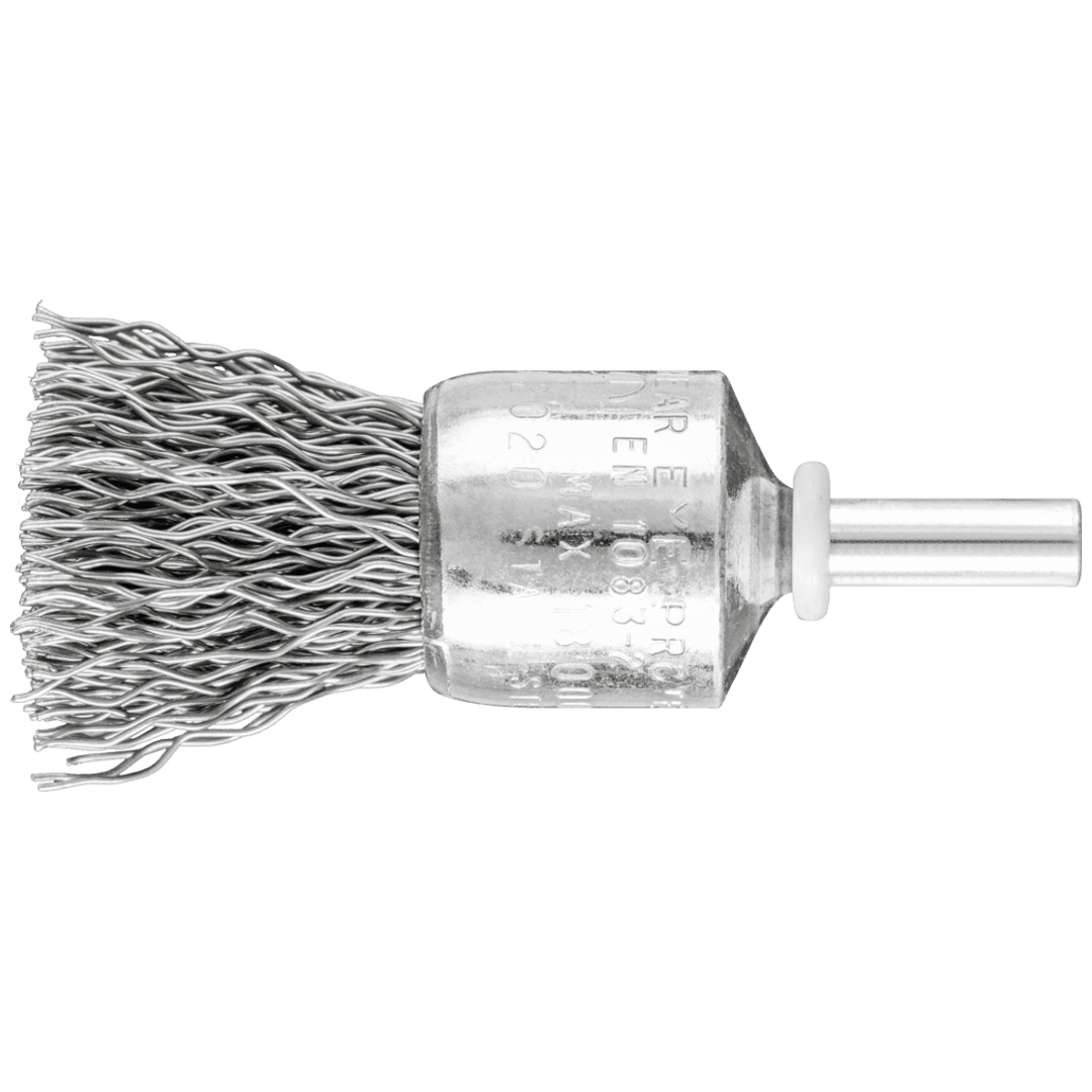 PFERD TOOLS POS Pinselbürste ungezopft PBU Ø20mm Schaft-Ø6 mm Stahl-Draht-Ø0,50