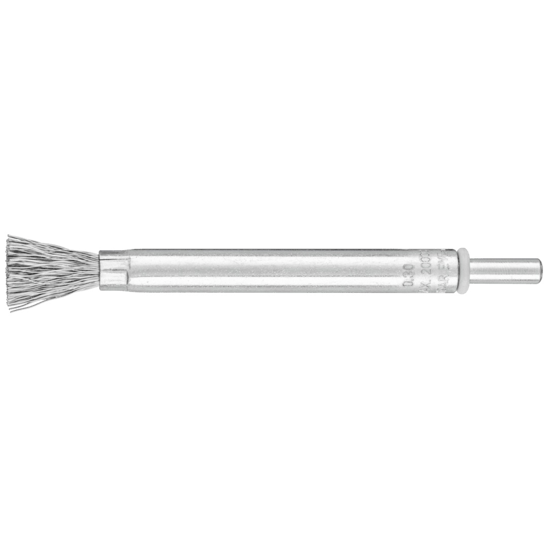 PFERD TOOLS lange Pinselbürste ungezopft PBUL Ø10mm Schaft-Ø6 mm Stahl-Draht-Ø0,30