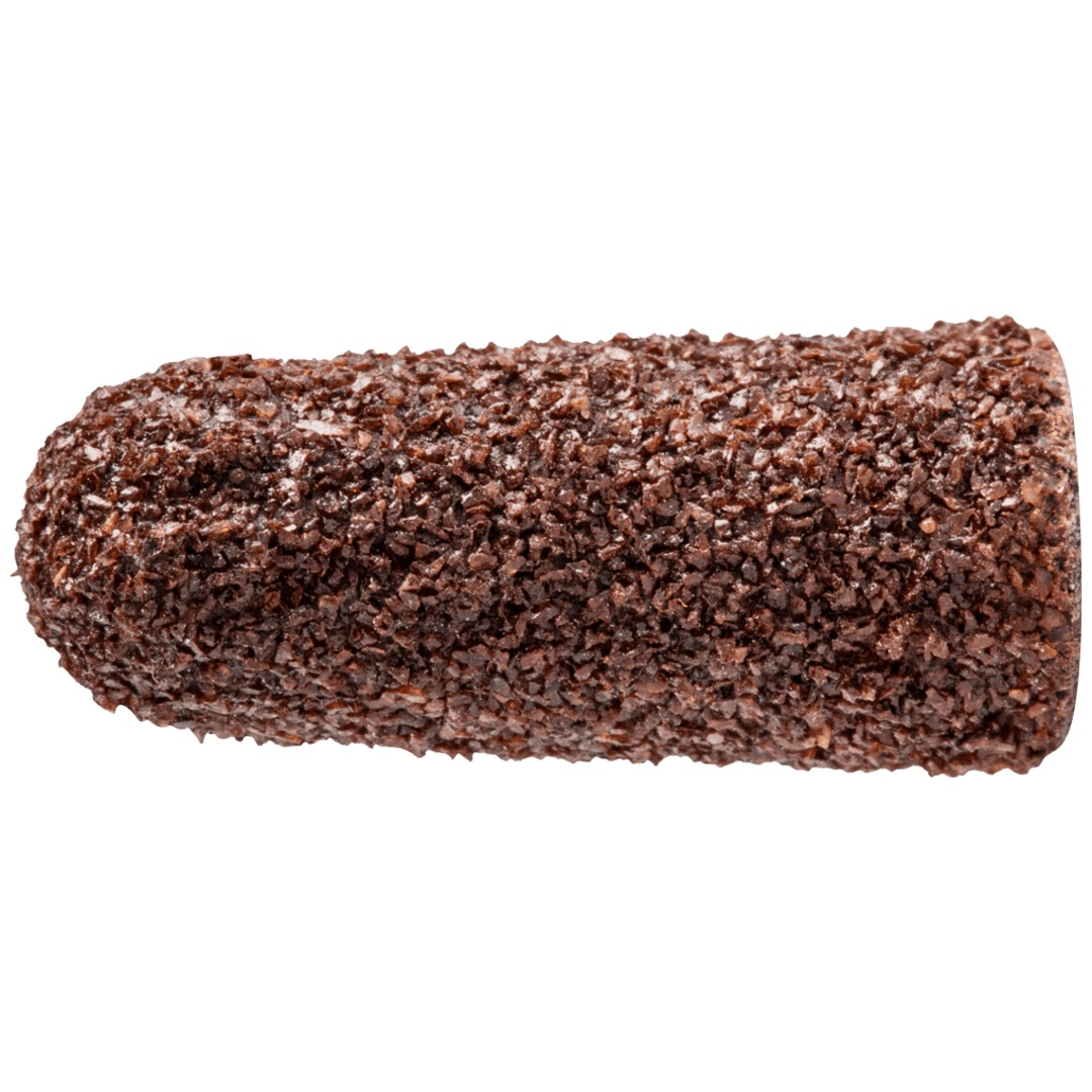 PFERD TOOLS POLICAP Schleifkappe PC Rundkegelform Korund Ø 5x15 mm A80 für universelle Anwendung