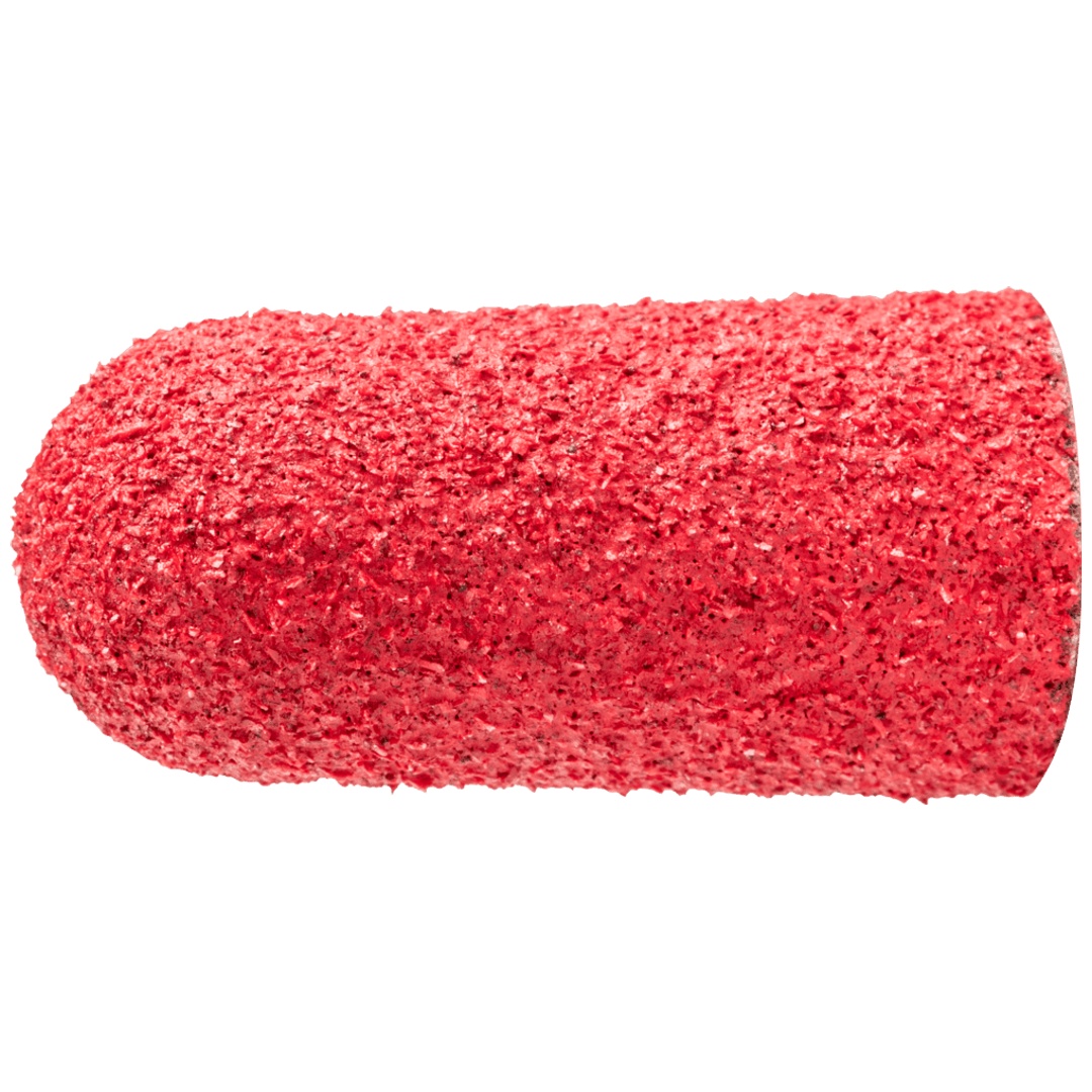 PFERD TOOLS POLICAP Schleifkappe PC Rundkegelform Keramikkorn Ø 11x25 mm CO-COOL80 für Edelstahl