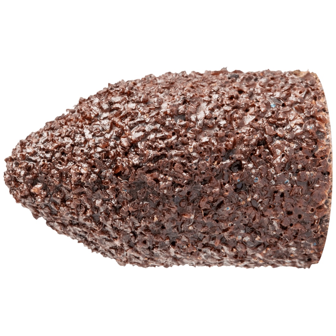 PFERD TOOLS POLICAP Schleifkappe PC Walzenkegelform Korund Ø 7x13 mm A60 für universelle Anwendung