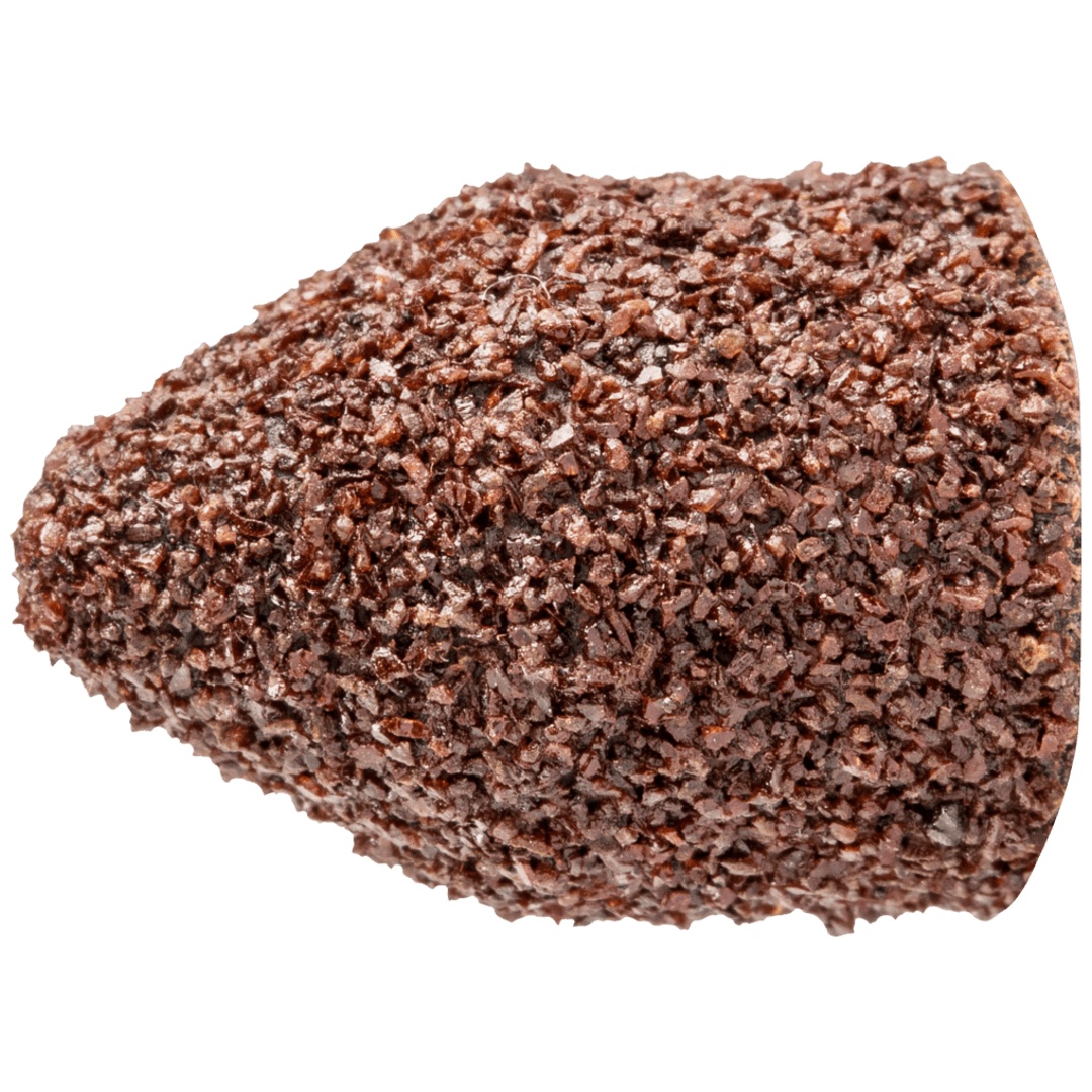 PFERD TOOLS POLICAP Schleifkappe PC Walzenkegelform Korund Ø 10x15 mm A60 für universelle Anwendung