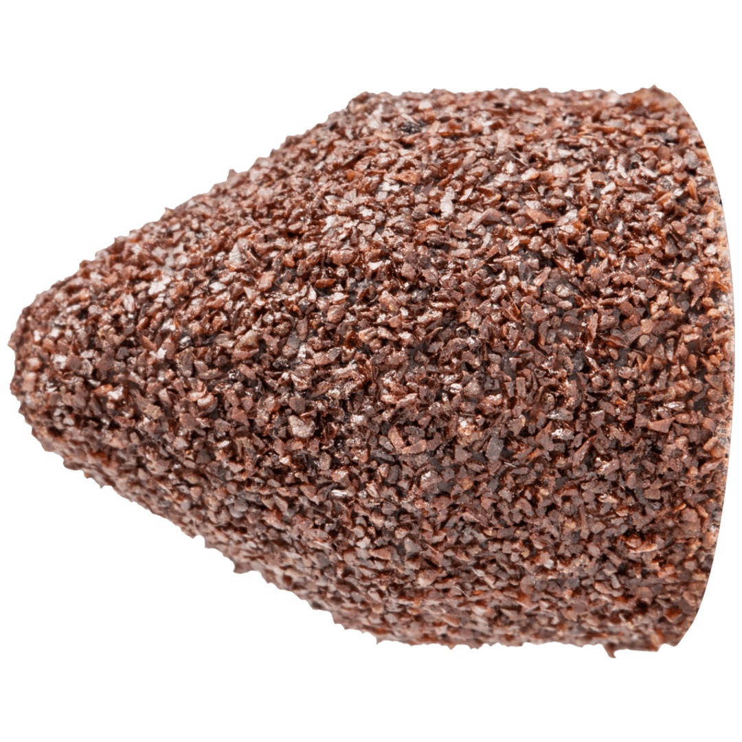 PFERD TOOLS POLICAP Schleifkappe PC Walzenkegelform Korund Ø 13x17 mm A60 für universelle Anwendung