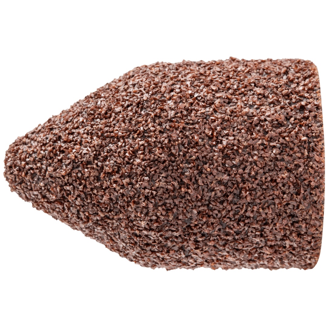 PFERD TOOLS POLICAP Schleifkappe PC Walzenkegelform Korund Ø 16x26 mm A60 für universelle Anwendung
