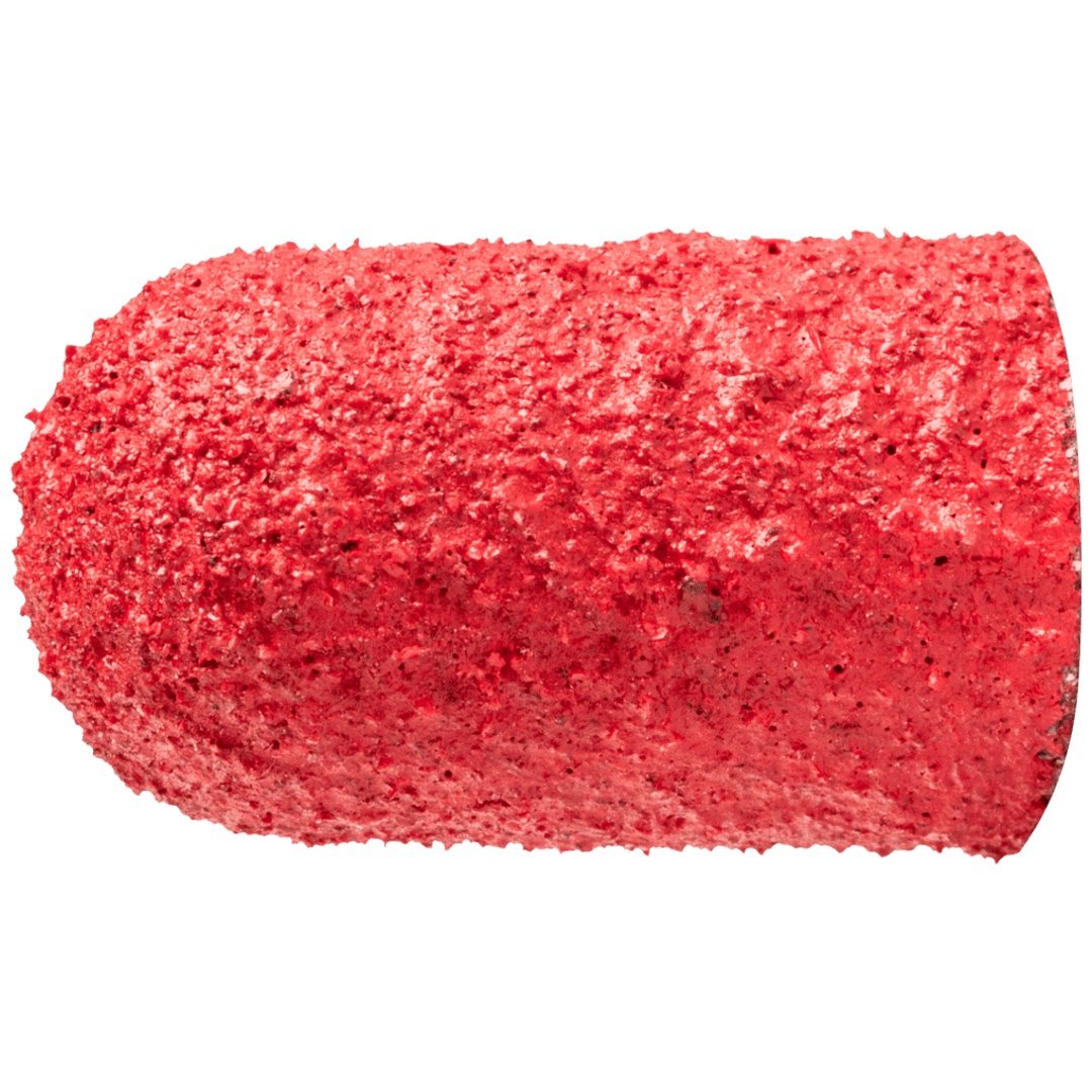 PFERD TOOLS POLICAP Schleifkappe PC Walzenrundform Keramikkorn Ø 7x13 mm CO-COOL120 für Edelstahl