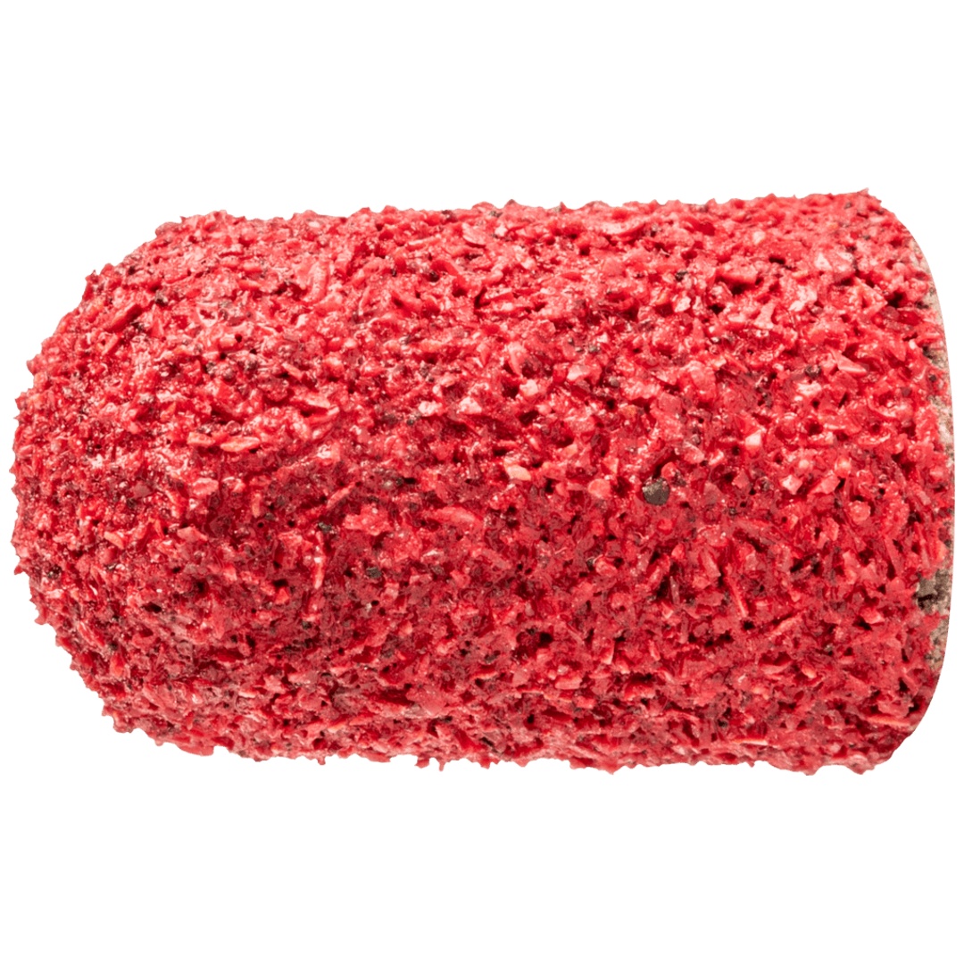 PFERD TOOLS POLICAP Schleifkappe PC Walzenrundform Keramikkorn Ø 7x13 mm CO-COOL80 für Edelstahl