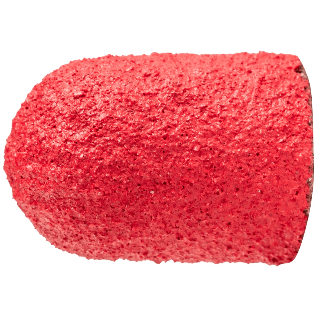 PFERD TOOLS POLICAP Schleifkappe PC Walzenrundform Keramikkorn Ø 10x15 mm CO-COOL120 für Edelstahl