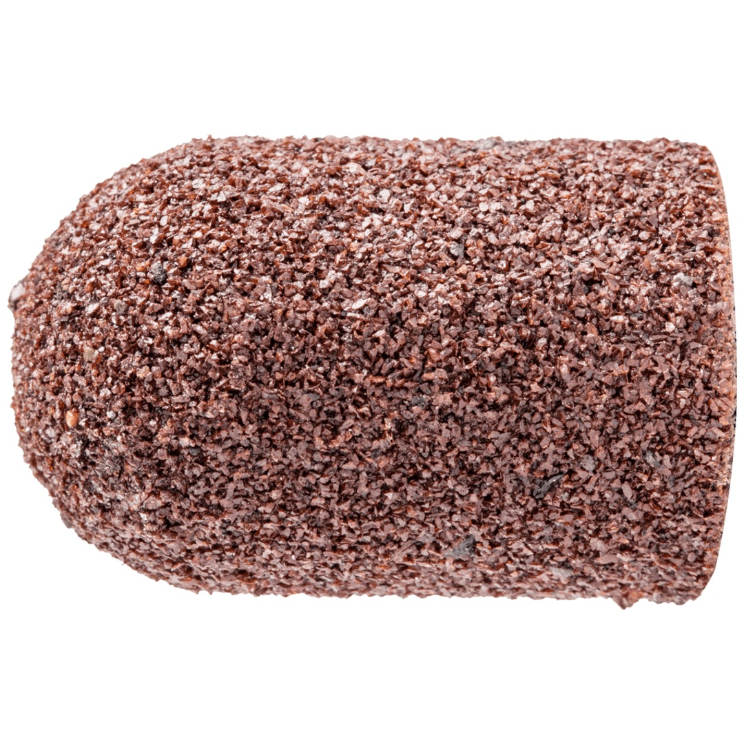 PFERD TOOLS POLICAP Schleifkappe PC Walzenrundform Korund Ø 16x26 mm A60 für universelle Anwendung