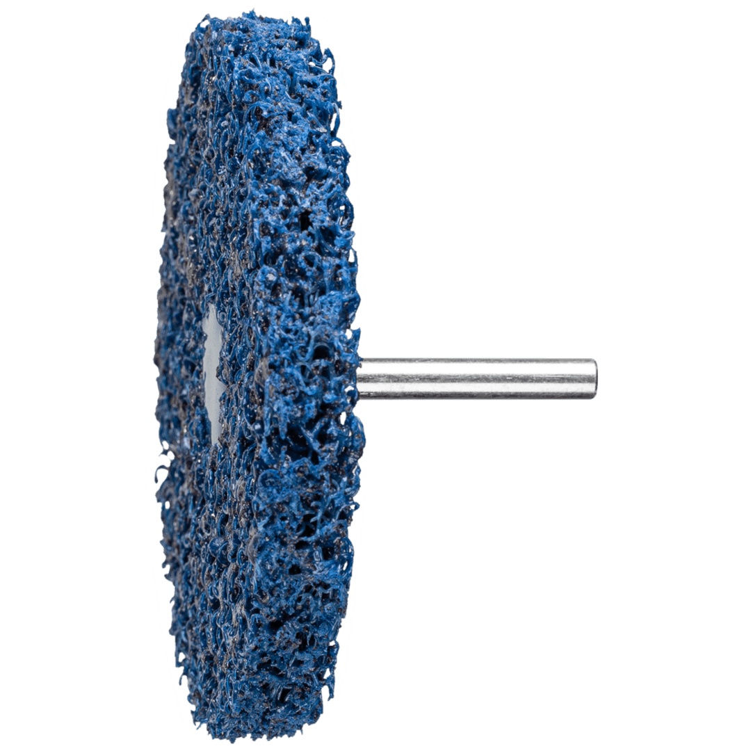 PFERD TOOLS POLICLEAN PLUS PCLZY Reinigungsvlies Ø 100x13 mm Schaft-Ø 6 mm für grobe Reinigungsarbeiten