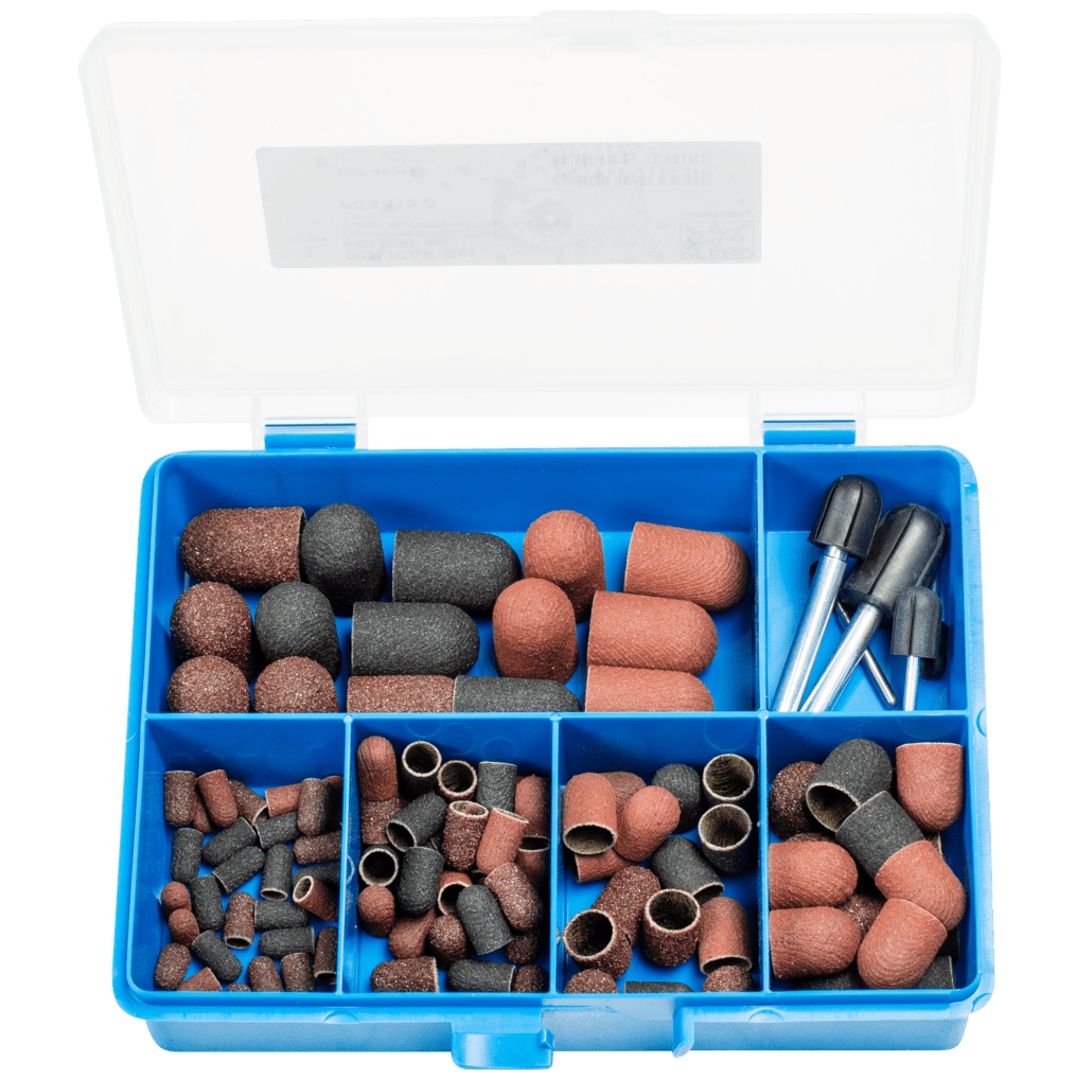 PFERD TOOLS POLICAP Set PCS110 Walzenrundform Korund für universelle Anwendung