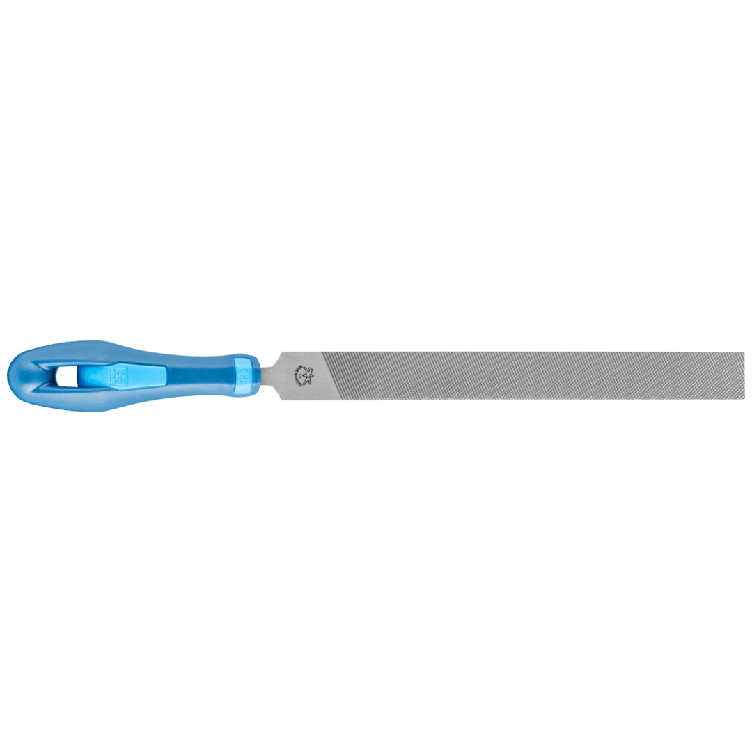 PFERD TOOLS Werkstattfeile mit Heft Flachstumpf 150mm Hieb 1 für grobe Zerspanung, Schruppen