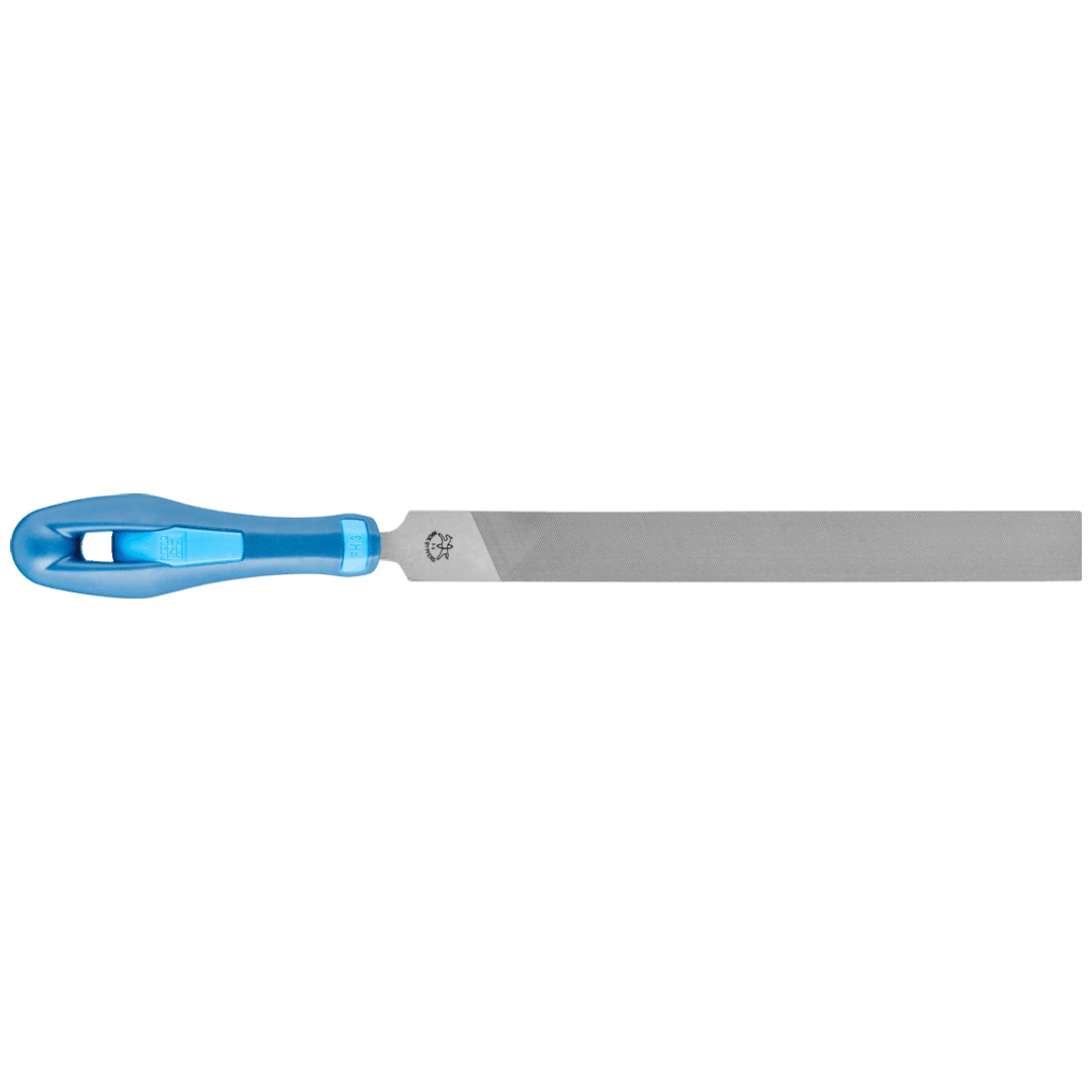 PFERD TOOLS Werkstattfeile mit Heft Flachstumpf 150mm Hieb 3 für Feinbearbeitung, Schlichten