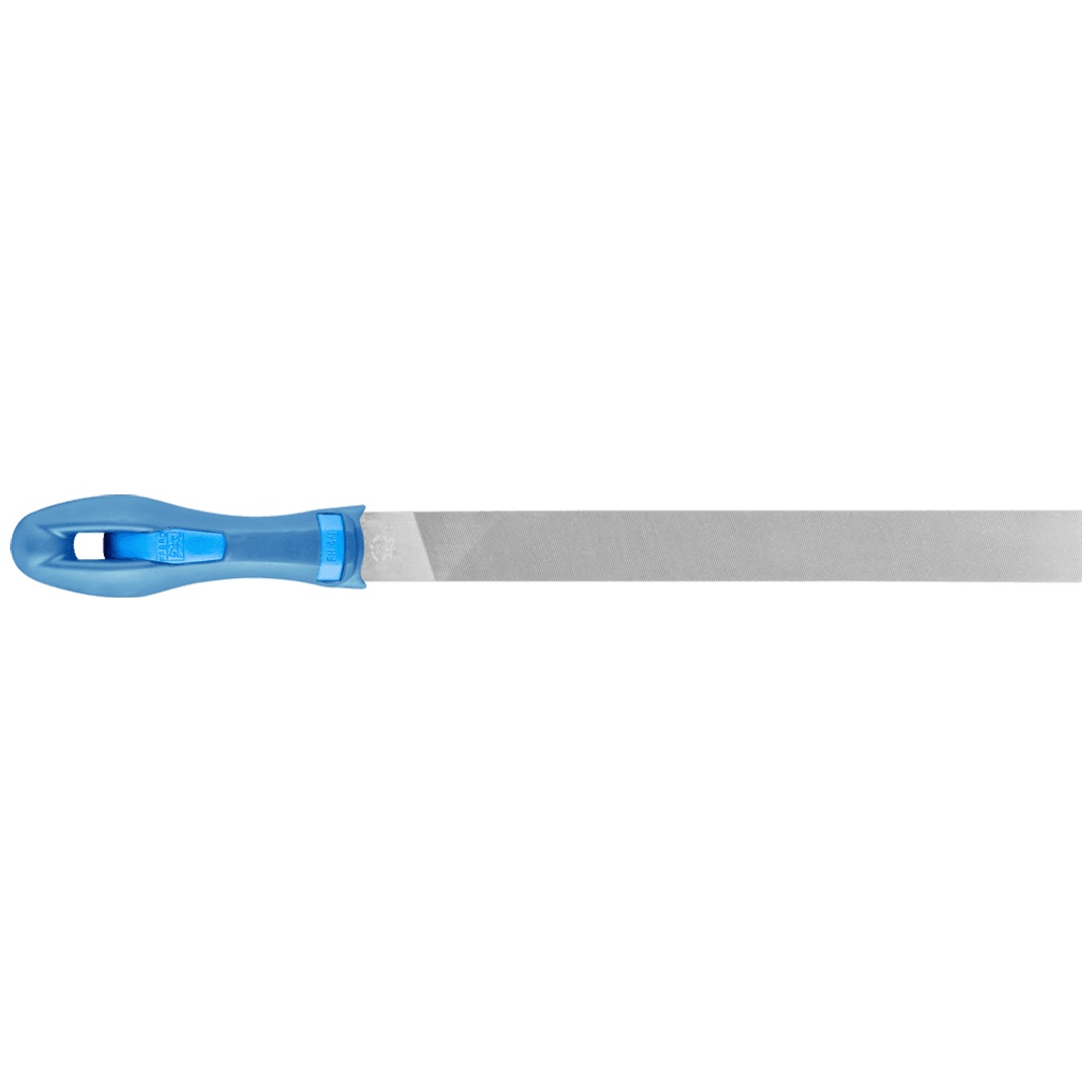 PFERD TOOLS Werkstattfeile mit Heft Flachstumpf 200mm Hieb 3 für Feinbearbeitung, Schlichten