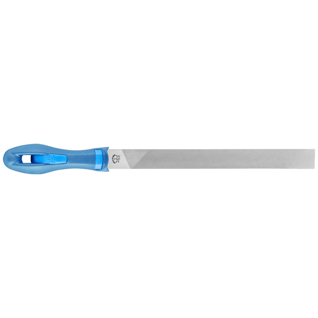 PFERD TOOLS Werkstattfeile mit Heft Flachstumpf 250mm Hieb 3 für Feinbearbeitung, Schlichten