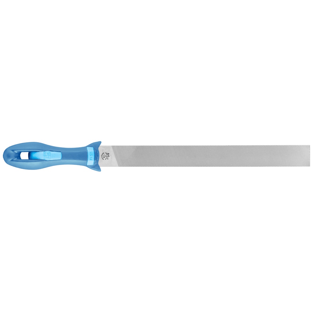 PFERD TOOLS Werkstattfeile mit Heft Flachstumpf 300mm Hieb 1 für grobe Zerspanung, Schruppen