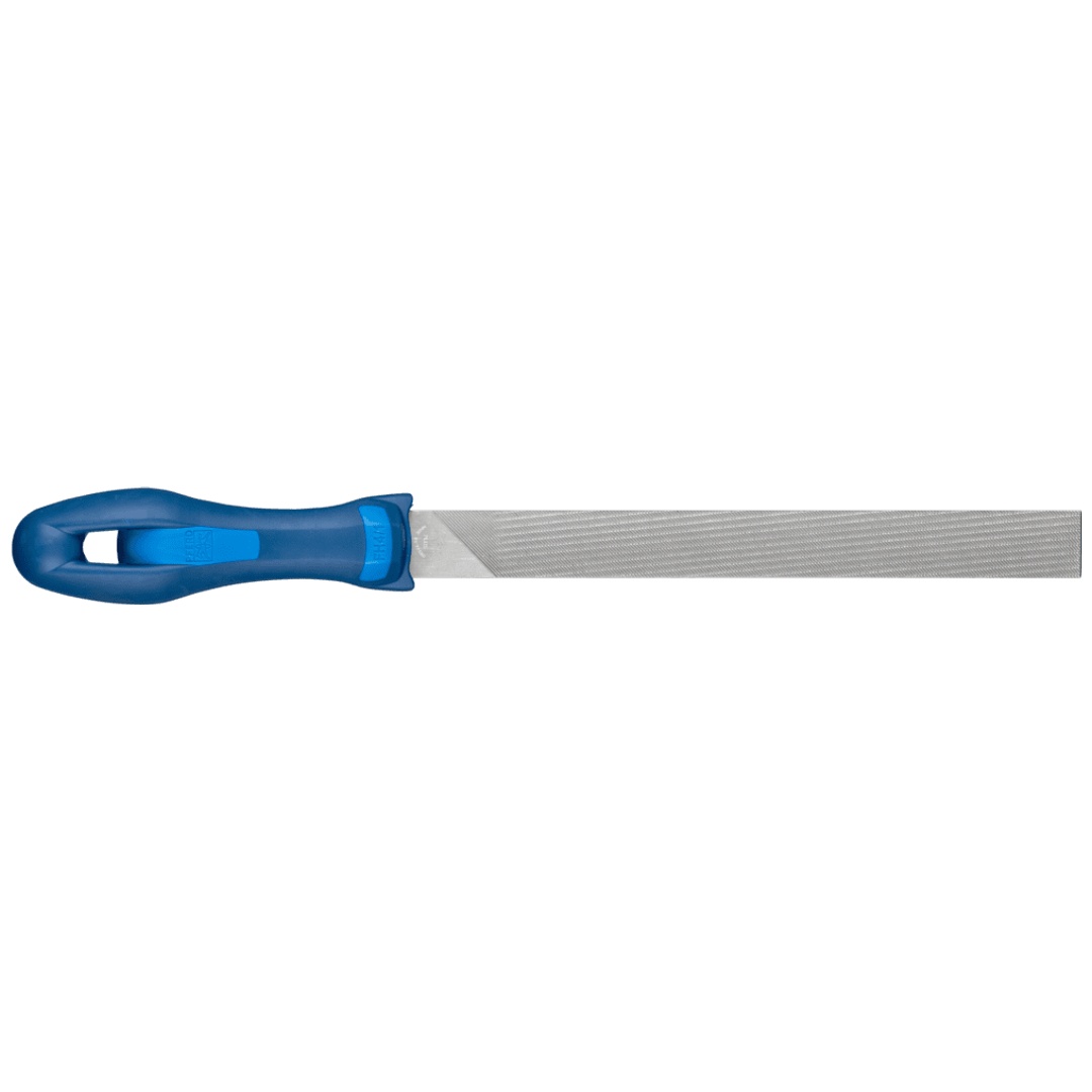 PFERD TOOLS PLUS-Feile mit Heft Flachstumpf 200mm Spezialhieb vermindert Zusetzen der Feile 126652