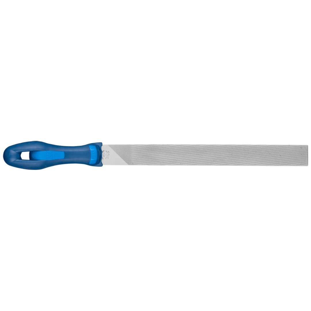 PFERD TOOLS PLUS-Feile mit Heft Flachstumpf 250mm Spezialhieb vermindert Zusetzen der Feile 126653