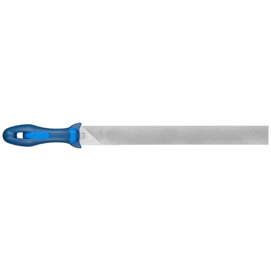 PFERD TOOLS PLUS-Feile mit Heft Flachstumpf 300mm Spezialhieb vermindert Zusetzen der Feile p1234923