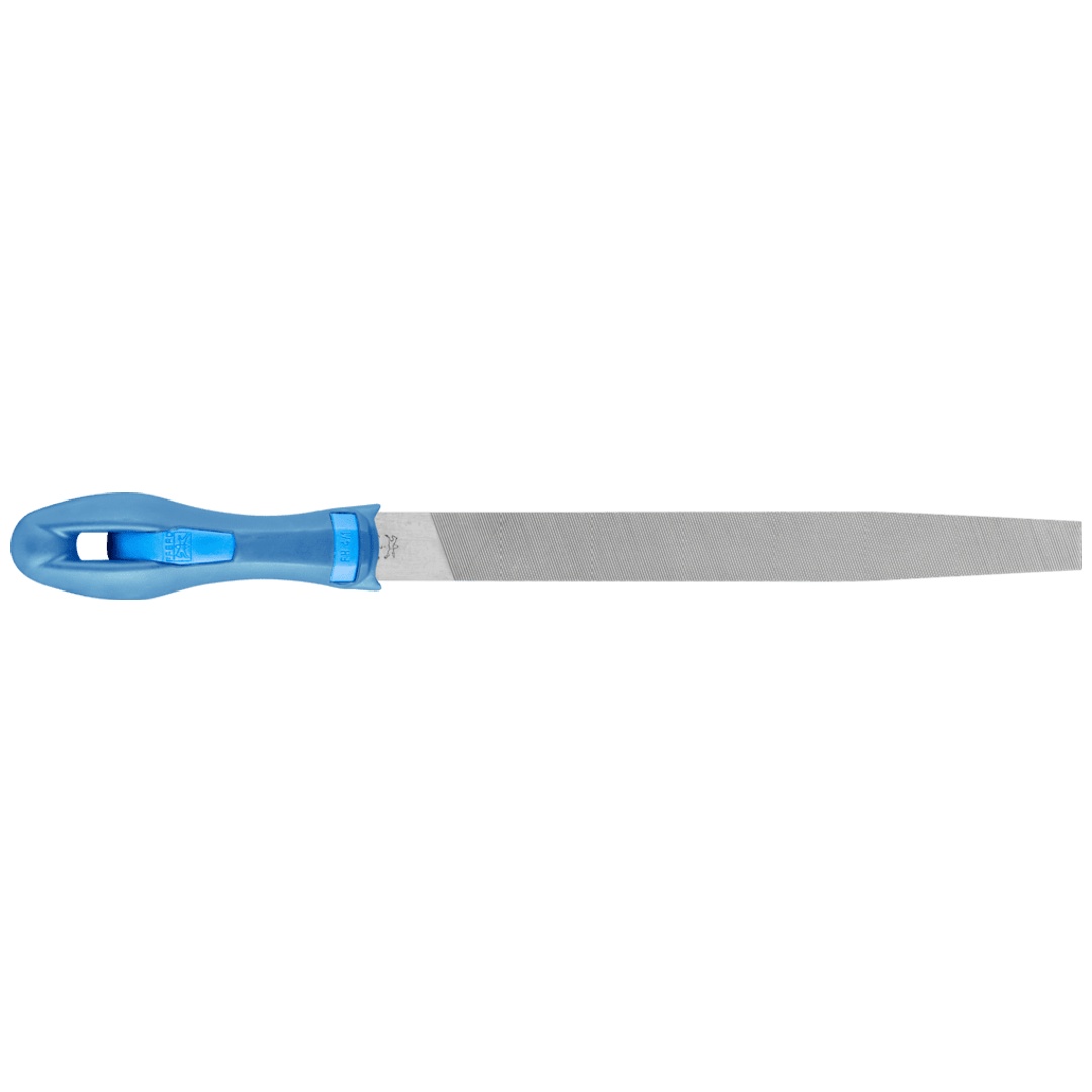 PFERD TOOLS Werkstattfeile mit Heft Flachspitz 200mm Hieb 2 universell zum Schruppen und Schlichten