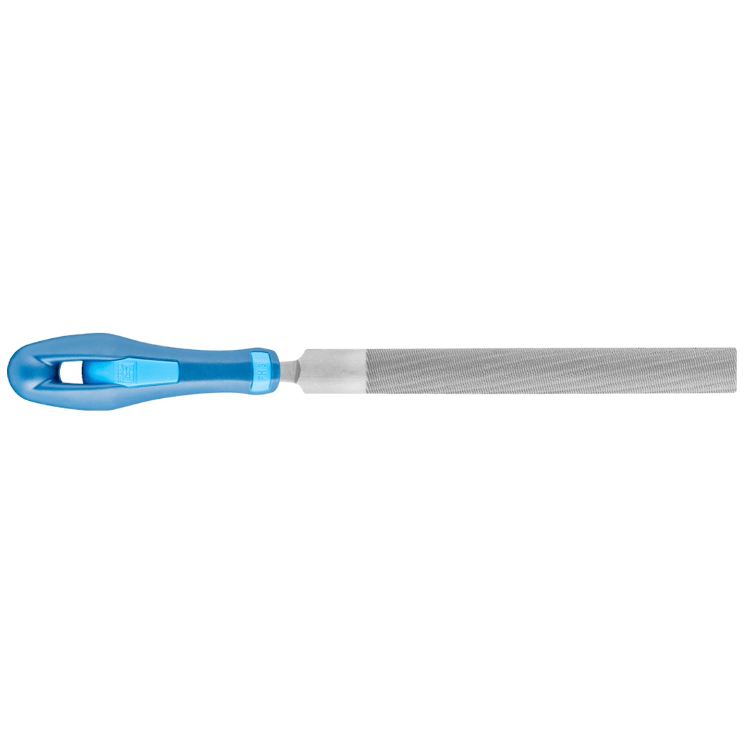 PFERD TOOLS Werkstattfeile mit Heft Halbrund 150mm Hieb 1 für grobe Zerspanung, Schruppen