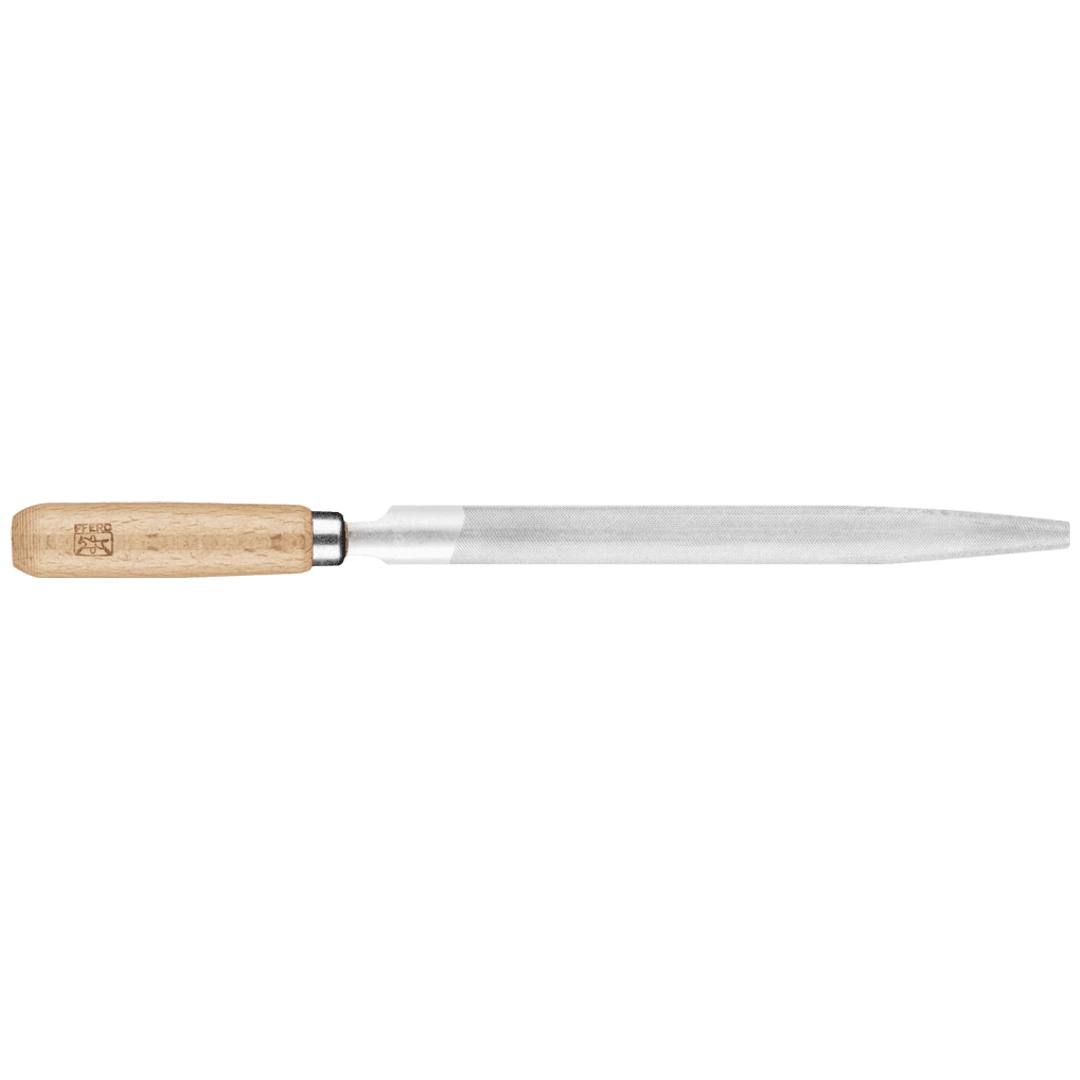 PFERD TOOLS Schlüsselfeile mit Heft Halbrund 100mm Hieb 2 für filigrane Feilarbeiten