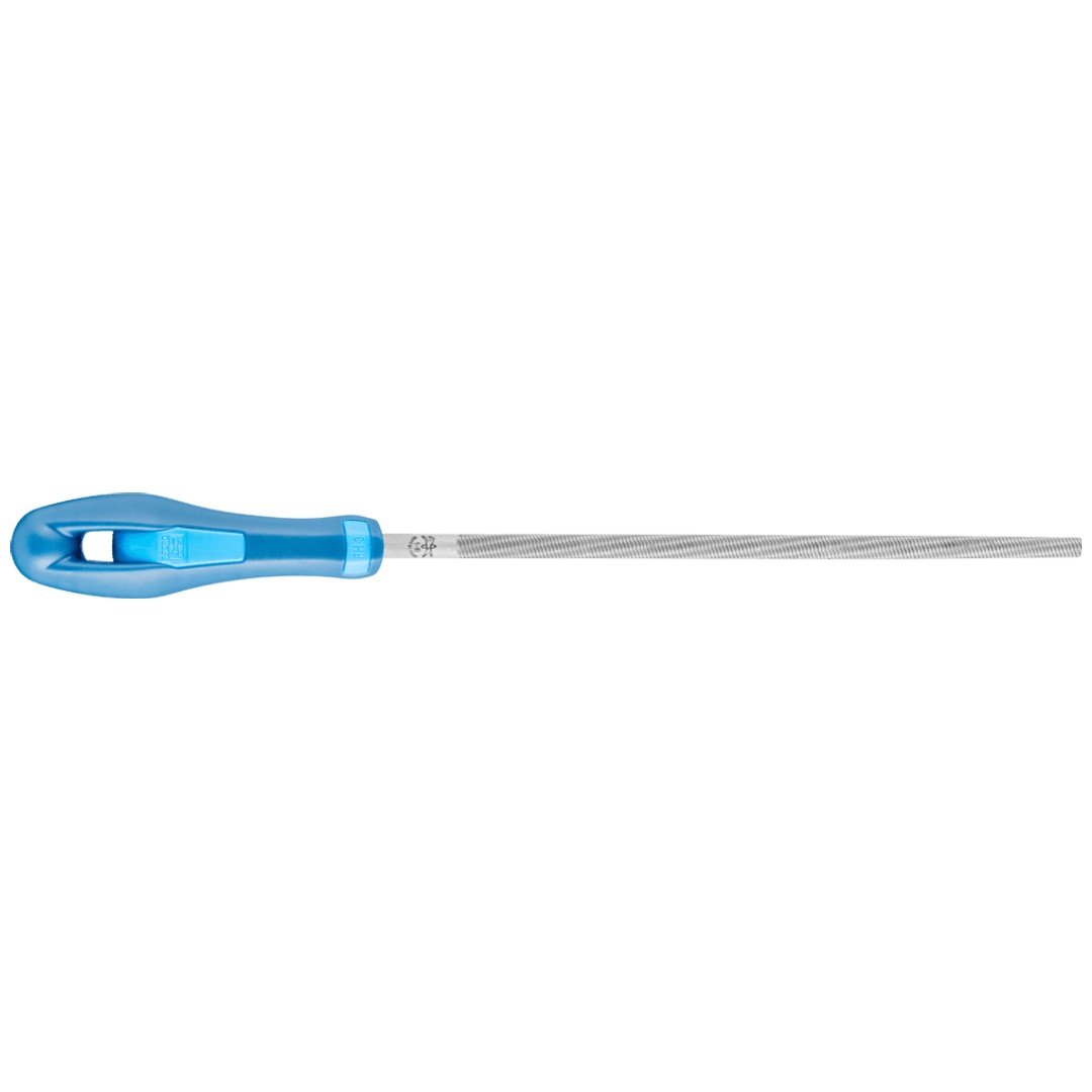 PFERD TOOLS Werkstattfeile mit Heft Rund 150mm Hieb 1 für grobe Zerspanung, Schruppen