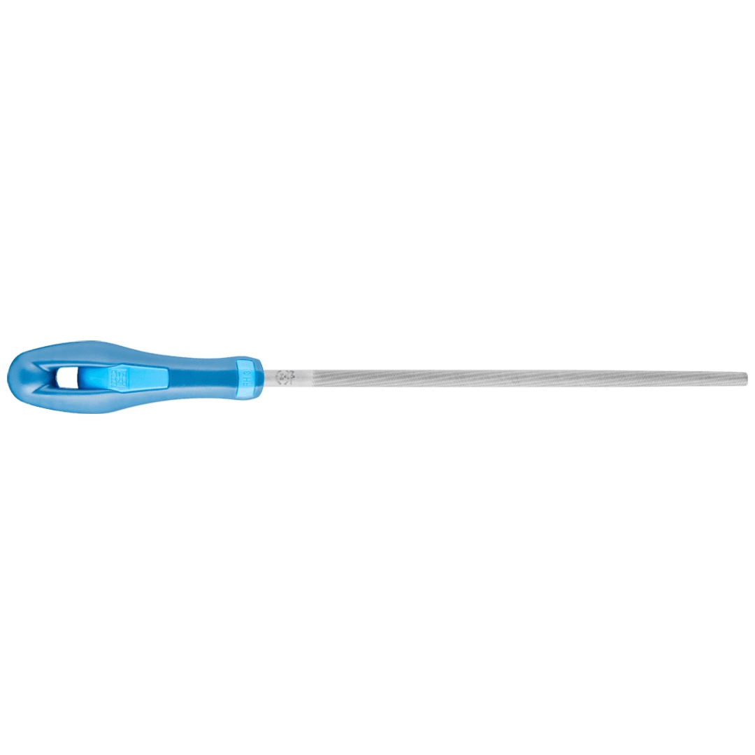 PFERD TOOLS Werkstattfeile mit Heft Rund 150mm Hieb 3 für Feinbearbeitung, Schlichten