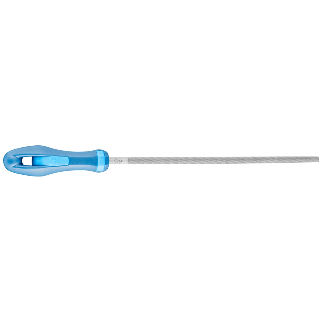 PFERD TOOLS Werkstattfeile mit Heft Rund 200mm Hieb 3 für Feinbearbeitung, Schlichten