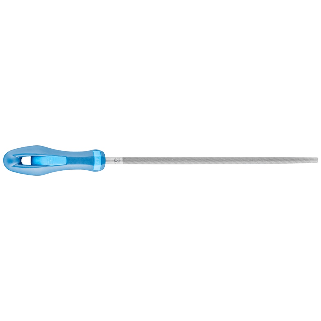 PFERD TOOLS Werkstattfeile mit Heft Rund 250mm Hieb 3 für Feinbearbeitung, Schlichten