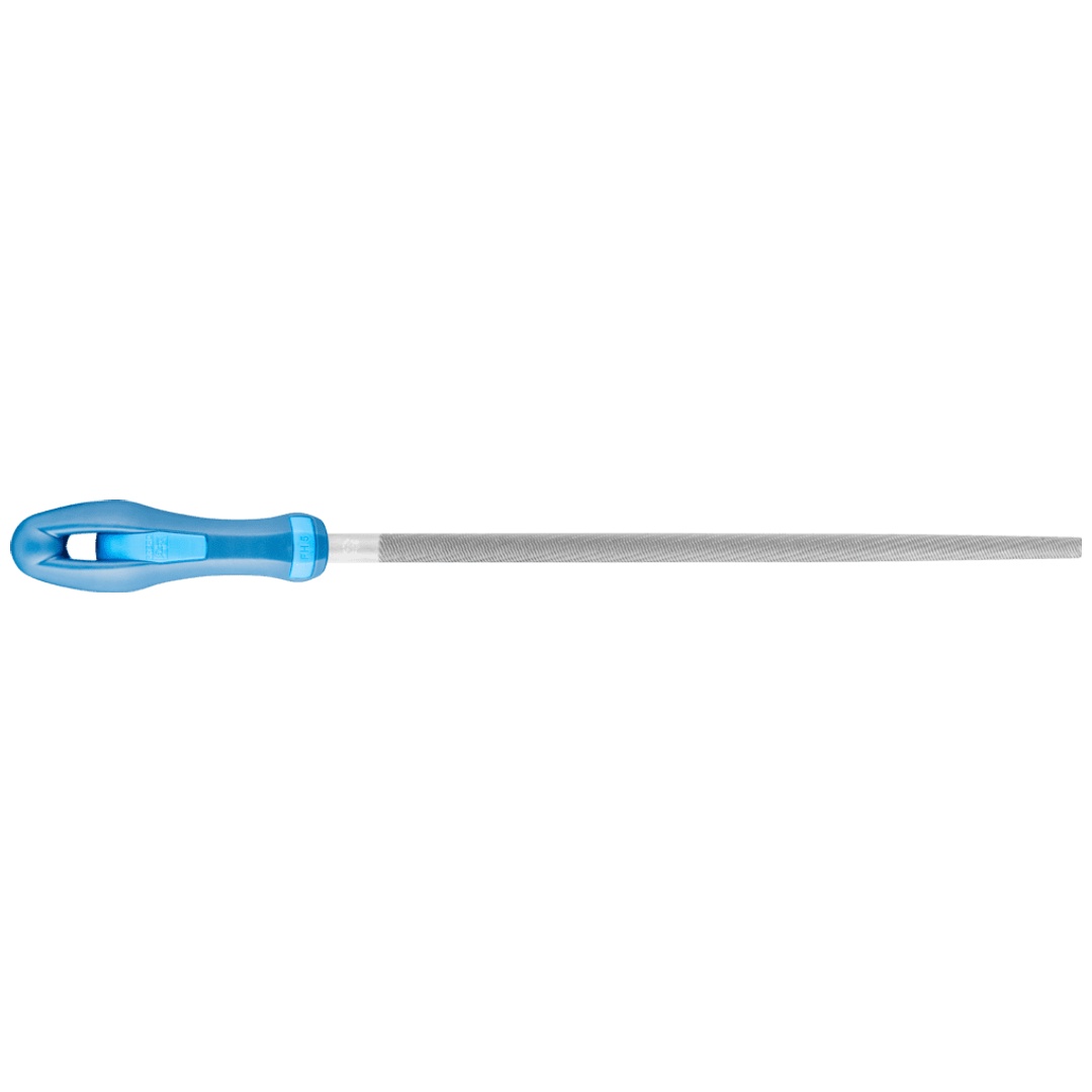 PFERD TOOLS Werkstattfeile mit Heft Rund 300mm Hieb 1 für grobe Zerspanung, Schruppen