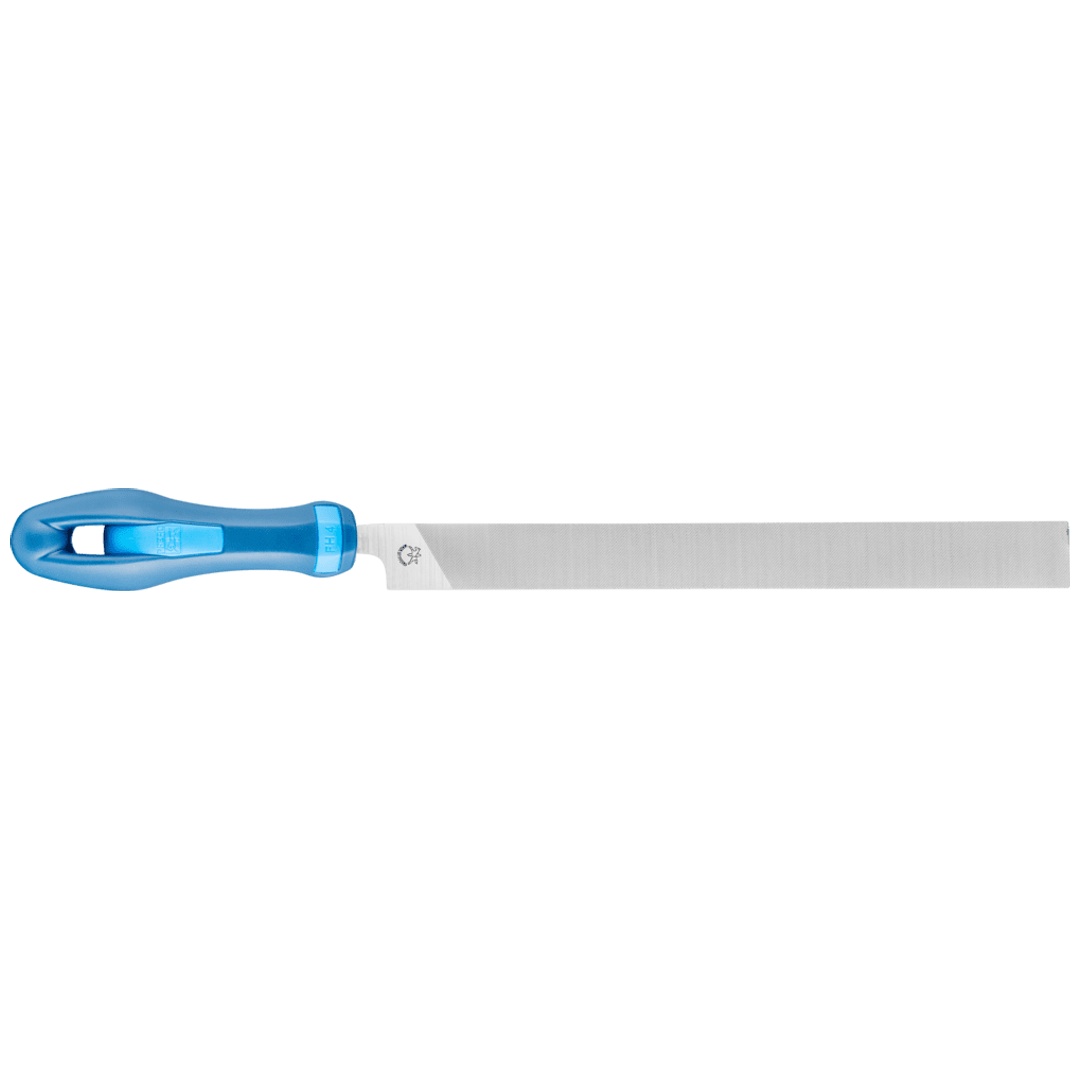 PFERD TOOLS Schärffeile mit Heft Messerform 200mm Hieb 2 universell zum Schärfen