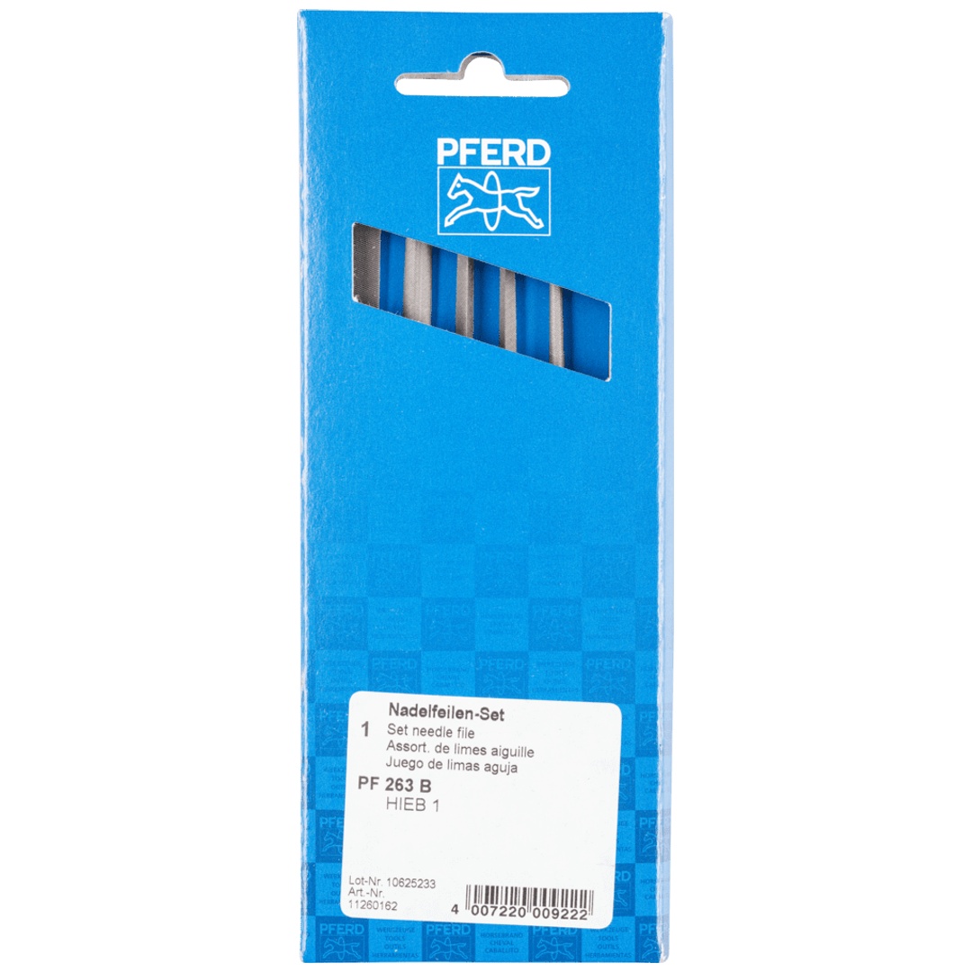 PFERD TOOLS Präzisions-Nadelfeilen-Set 6-tlg. 160mm Schweizer Hieb 1, mittel