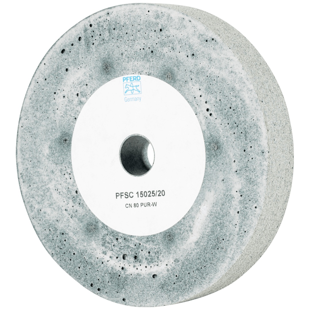 PFERD TOOLS Poliflex Scheibe SC Ø 150x25 mm Bohrung-Ø 20mm Bindung PUR Weich SIC80