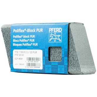 PFERD Poliflex Schleifblock 30x60x115 mm Bindung PUR SIC120 für Feinschliff und Finish