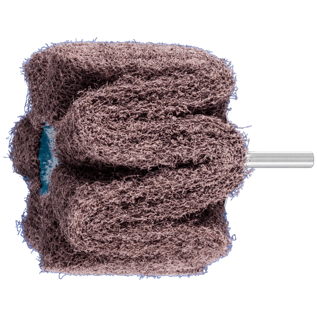 PFERD TOOLS POLINOX Vlies-Schleifstift PNG Ø 80x50mm Schaft-Ø 6 mm A100 für Feinschliff und Finish