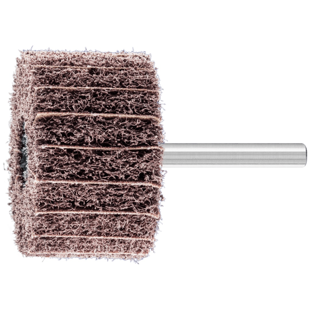 PFERD TOOLS POLINOX Vlies-Schleifstift PNZ Ø 50x30mm Schaft-Ø 6 mm A100 für Feinschliff und Finish
