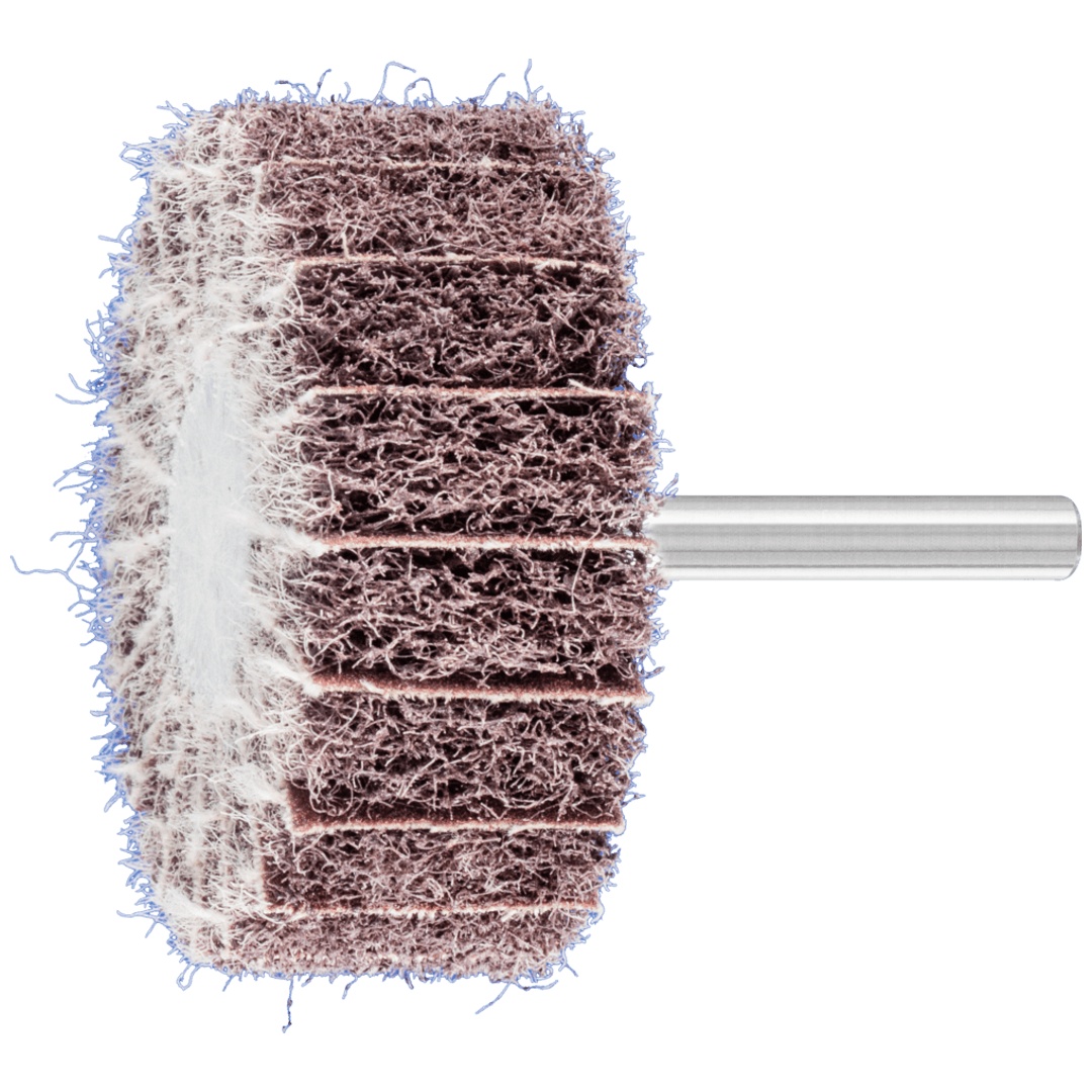 PFERD TOOLS POLINOX Vlies-Schleifstift PNZ Ø 60x25 mm Schaft-Ø 6 mm A100 für Feinschliff und Finish