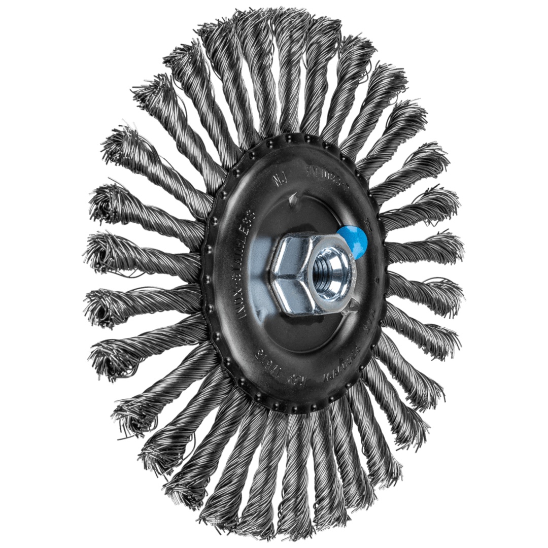 PFERD TOOLS Rundbürste gezopft RBG Ø 178x13 mm M14 Edelstahl-Draht-Ø 0,50mm Winkelschleifer