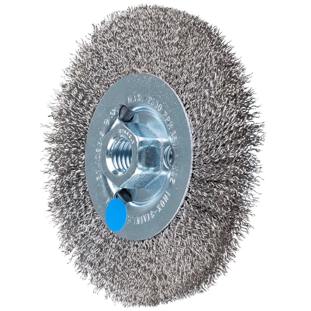 PFERD TOOLS Rundbürste ungezopft RBU Ø115x12 mm M14 Edelstahl-Draht-Ø0,30 Winkelschleifer