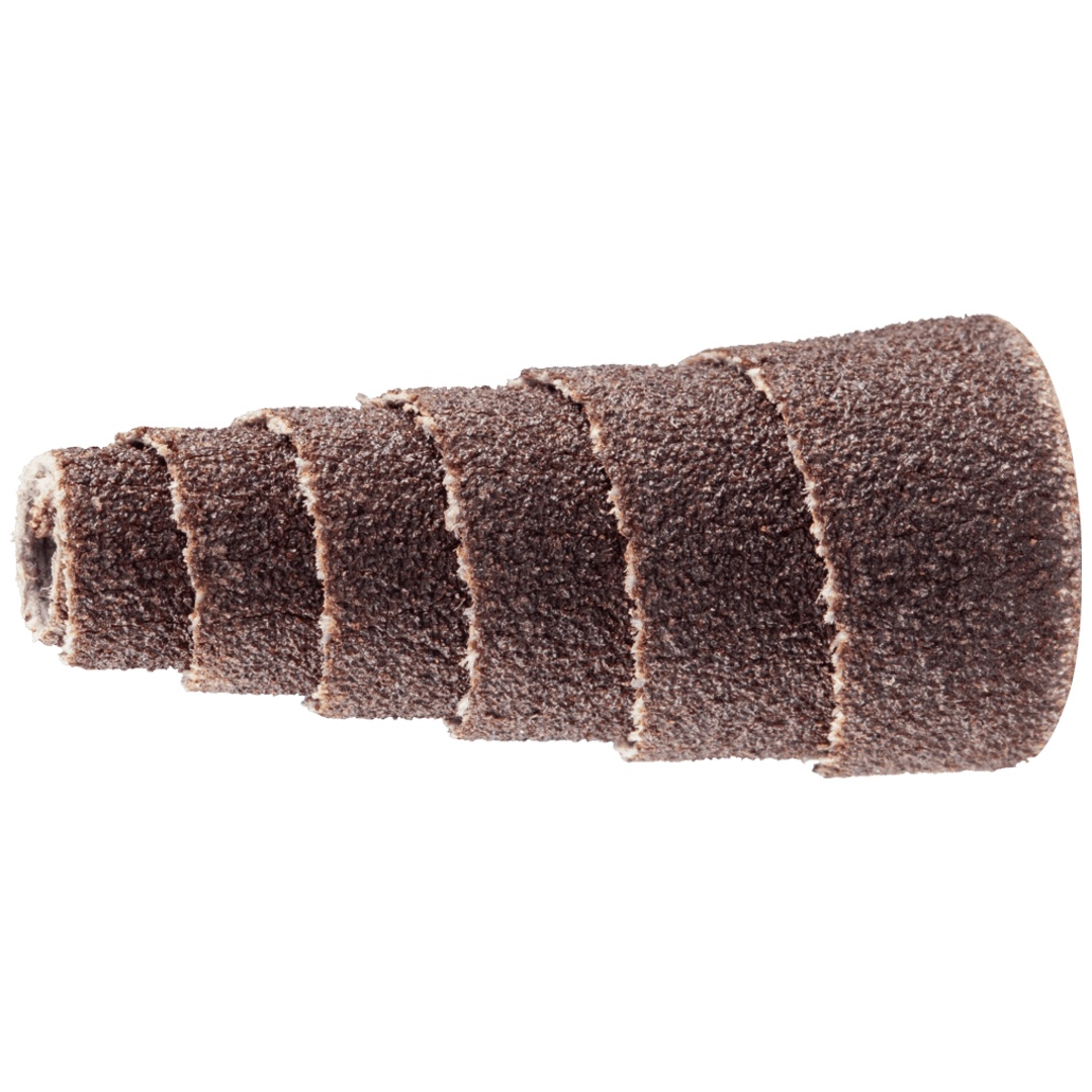 PFERD TOOLS POLIROLL PRK konische Schleifrollen Ø 12x25 mm Bohrung Ø 3 mm Korund A150