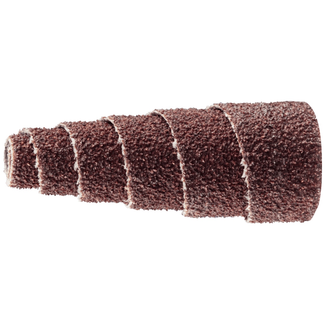 PFERD TOOLS POLIROLL PRK konische Schleifrollen Ø 15x35 mm Bohrung Ø 3 mm Korund A80