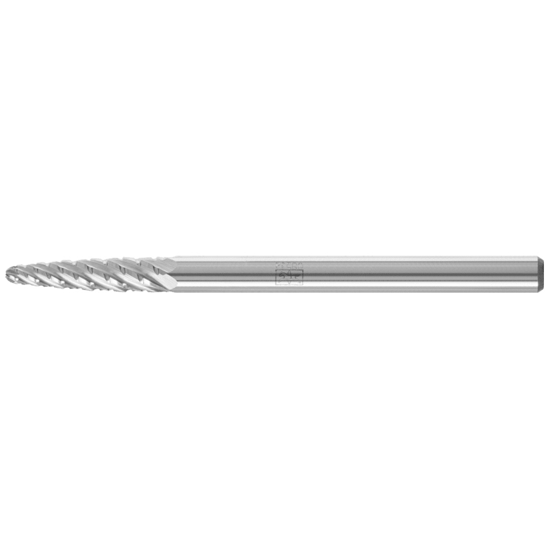 PFERD TOOLS Hartmetall Hochleistungsfrässtift Rundbogen RBF Ø 03x13 mm Schaft-Ø 3 mm TITANIUM für Titan